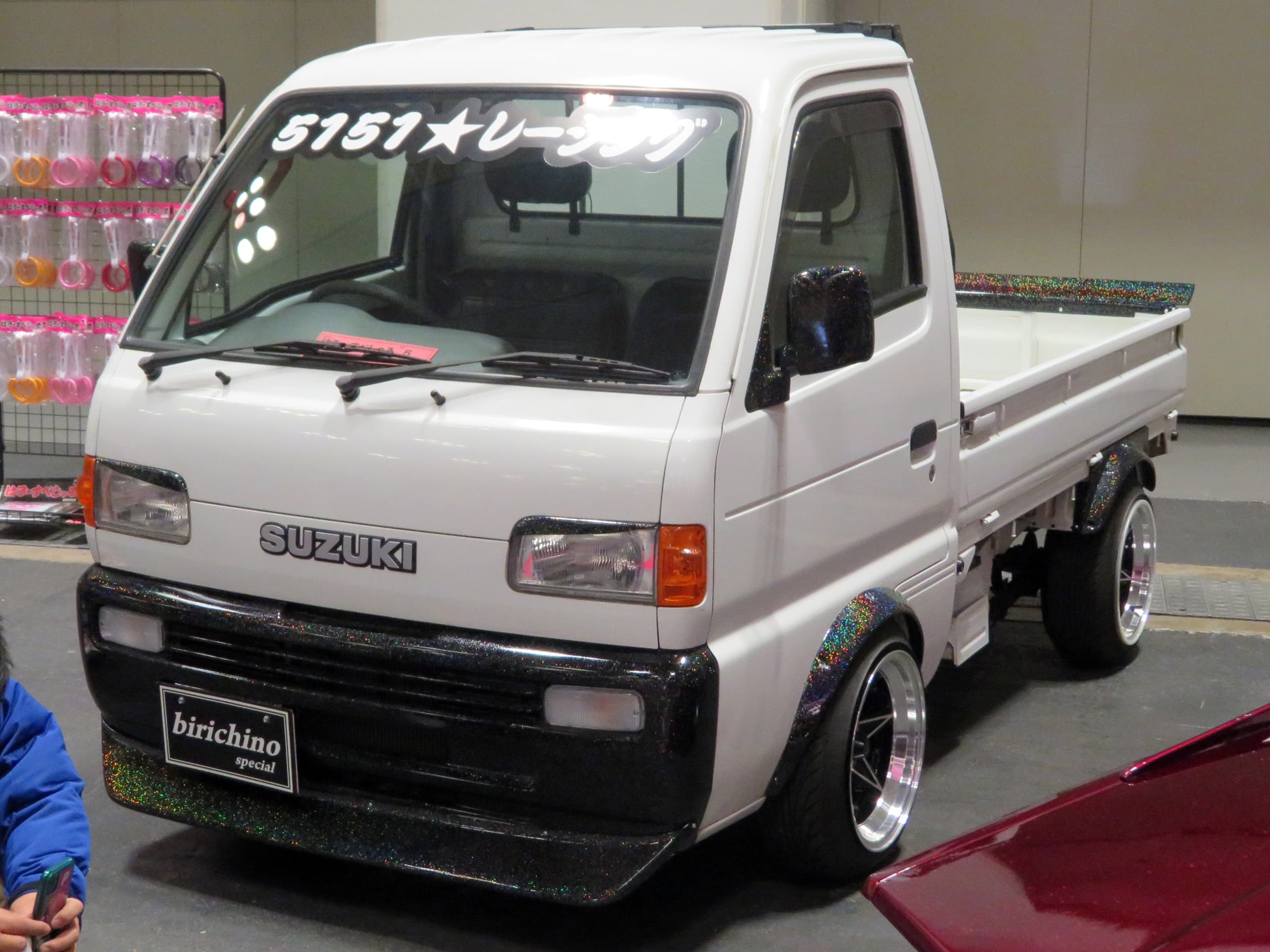 Suzuki Carry with a stainless steel performance exhaust tip
